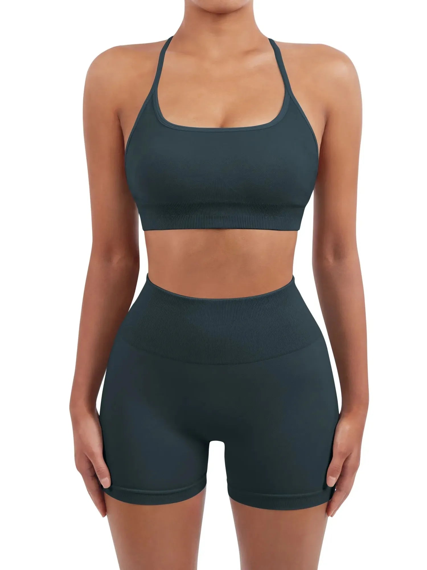 Seamless Workout Set-Activewear-SUUKSESS-SUUKSESS