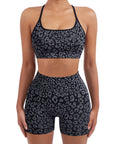 Colorful Seamless Workout Set-SUUKSESS-Grey Flower-XS-SUUKSESS
