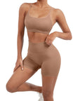 Colorful Seamless Workout Set-SUUKSESS-SUUKSESS
