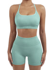 Seamless Workout Set-Activewear-SUUKSESS-Light Green-XS-SUUKSESS