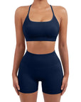 Seamless Workout Set-Activewear-SUUKSESS-Navy Blue-XS-SUUKSESS