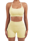 Seamless Workout Set-Activewear-SUUKSESS-Yellow-XS-SUUKSESS