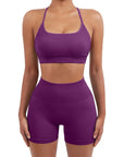 Seamless Workout Set-Activewear-SUUKSESS-Purple-XS-SUUKSESS