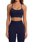 Padded Sports Bra Seamless Workout Set