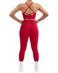 Padded Sports Bra Seamless Workout Set