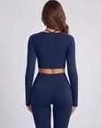 Square Neck 2 Piece Workout Sets-SS-SUUKSESS