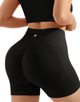 Seamless Crop Top Workout Set-SUUKSESS-SUUKSESS