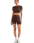Seamless Crop Top Workout Set-SUUKSESS-SUUKSESS