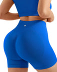 Seamless Crop Top Workout Set-SUUKSESS-SUUKSESS