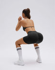 Padded Bra Seamless Halter 2 Piece Workout Sets-SUUKSESS-SUUKSESS