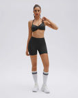 Padded Bra Seamless Halter 2 Piece Workout Sets-SUUKSESS-SUUKSESS