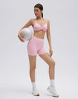 Padded Bra Seamless Halter 2 Piece Workout Sets-SUUKSESS-SUUKSESS