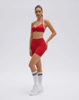 Padded Bra Seamless Halter 2 Piece Workout Sets-SUUKSESS-SUUKSESS