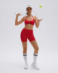 Padded Bra Seamless Halter 2 Piece Workout Sets-SUUKSESS-SUUKSESS