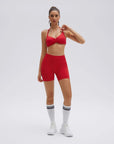 Padded Bra Seamless Halter 2 Piece Workout Sets-SUUKSESS-SUUKSESS