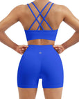 Double Strappy Sports Bra Workout Sets-SUUKSESS-SUUKSESS