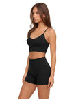 Racerback Sports Bras Workout Set-SUUKSESS-SUUKSESS