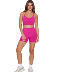 Racerback Sports Bras Workout Set-SUUKSESS-SUUKSESS
