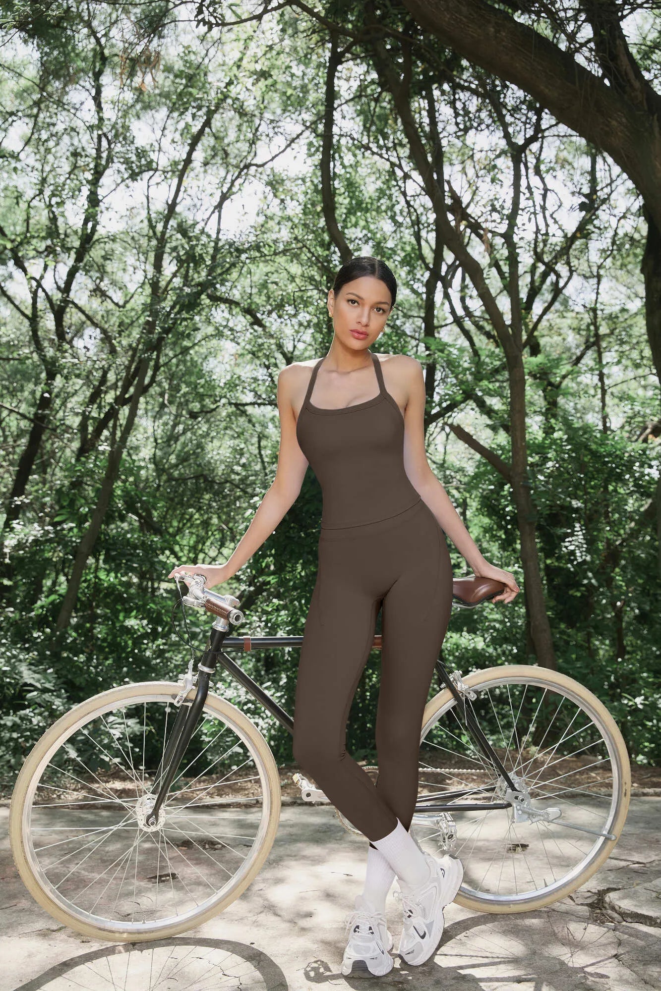 Halter Tank Top Leggings Workout Set-Activewear-SUUKSESS-SUUKSESS