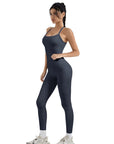 Halter Tank Top Leggings Workout Set-Activewear-SUUKSESS-SUUKSESS