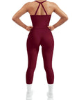 Halter Tank Top Leggings Workout Set-Activewear-SUUKSESS-SUUKSESS