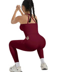 Halter Tank Top Leggings Workout Set-Activewear-SUUKSESS-SUUKSESS