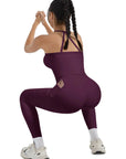 Halter Tank Top Leggings Workout Set-Activewear-SUUKSESS-SUUKSESS