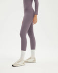 SUUKSESS Women 2 Piece Workout Set Tummy Control Legging Long Sleeve Workout Top-SUUKSESS-SUUKSESS