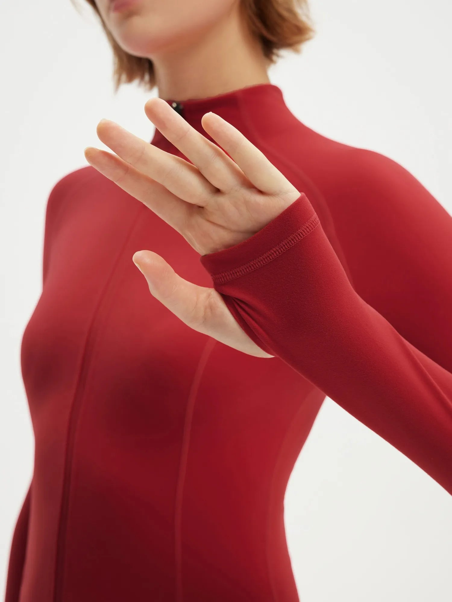 SUUKSESS Women 2 pieces Workout Sets BBL Full Zip Up Jacket High Waist Gym Leggings-SUUKSESS-SUUKSESS