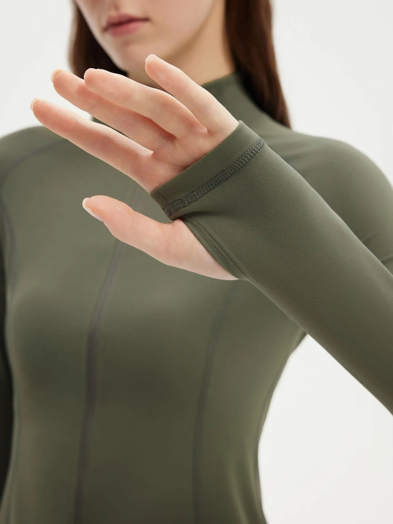 SUUKSESS Women 2 pieces Workout Sets BBL Full Zip Up Jacket High Waist Gym Leggings-SUUKSESS-SUUKSESS