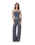 Tube Wide Leg Pants 2 Piece Lounge Set-SUUKSESS-SUUKSESS