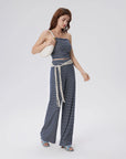 Tube Wide Leg Pants 2 Piece Lounge Set-SUUKSESS-SUUKSESS