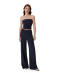 Tube Wide Leg Pants 2 Piece Lounge Set-SUUKSESS-SUUKSESS