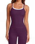 Double Layer Padded Top Leggings Workout Sets-SUUKSESS-SUUKSESS