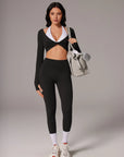 Twist Pilates Long Sleeve Top Workout Set
