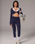 Twist Pilates Long Sleeve Top Workout Set