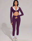 Twist Pilates Long Sleeve Top Workout Set