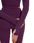 Twist Pilates Long Sleeve Top Workout Set