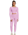 Twist Pilates Long Sleeve Top Workout Set