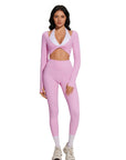 Twist Pilates Long Sleeve Top Workout Set