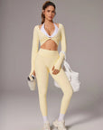 Twist Pilates Long Sleeve Top Workout Set