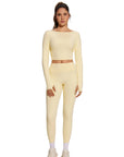 Twist Pilates Long Sleeve Top Workout Set