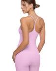 Y Back Top Leggings Workout Sets-SUUKSESS-SUUKSESS