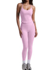 Y Back Top Leggings Workout Sets-SUUKSESS-SUUKSESS