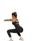 Twist Back Leggings Workout Sets-SUUKSESS-SUUKSESS