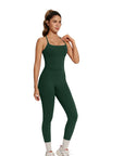 Twist Back Leggings Workout Sets-SUUKSESS-SUUKSESS