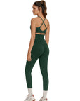 Twist Back Leggings Workout Sets-SUUKSESS-SUUKSESS