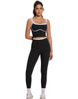 Color Block Layered Workout Sets-SUUKSESS-SUUKSESS