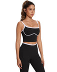 Color Block Layered Workout Sets-SUUKSESS-SUUKSESS