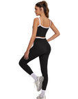 Color Block Layered Workout Sets-SUUKSESS-SUUKSESS